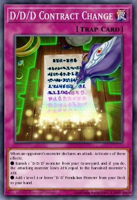 Card Image: D/D/D Contract Change