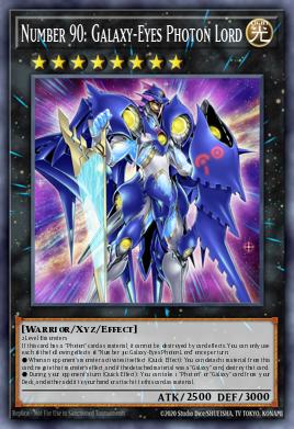 Card Image: Number 90: Galaxy-Eyes Photon Lord