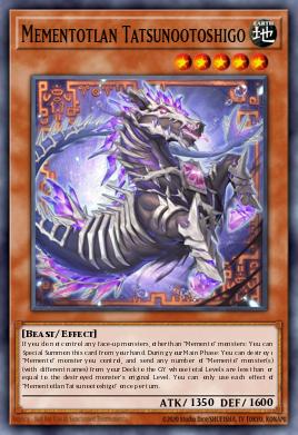 Card Image: Mementotlan Tatsunootoshigo