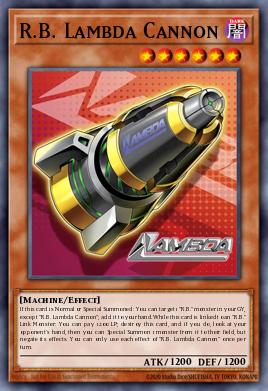 Card Image: R.B. Lambda Cannon