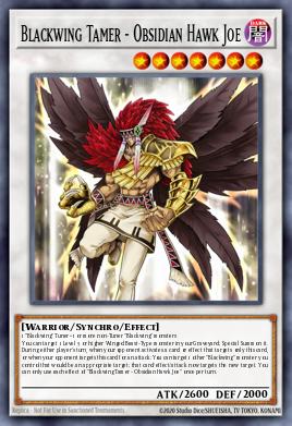 Card Image: Blackwing Tamer - Obsidian Hawk Joe