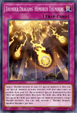 Card Image: Thunder Dragons' Hundred Thunders
