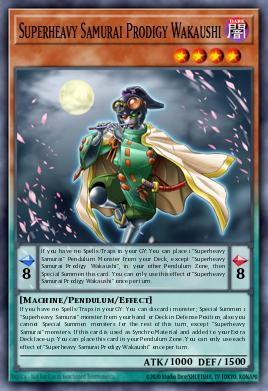 Card Image: Superheavy Samurai Prodigy Wakaushi