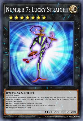 Card Image: Number 7: Lucky Straight
