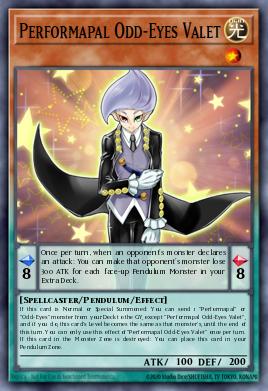 Card Image: Performapal Odd-Eyes Valet