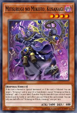 Card Image: Mitsurugi no Mikoto, Kusanagi