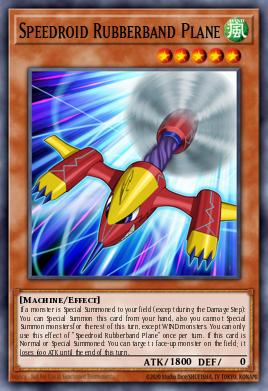 Card Image: Speedroid Rubberband Plane