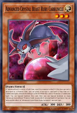 Card Image: Advanced Crystal Beast Ruby Carbuncle