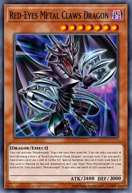 Card Image: Red-Eyes Metal Claws Dragon