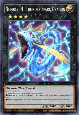 Card Image: Number 91: Thunder Spark Dragon