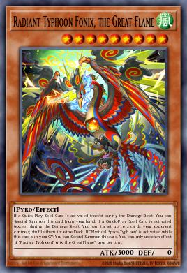 Card Image: Radiant Typhoon Fonix, the Great Flame