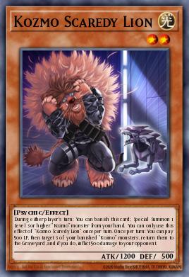 Card Image: Kozmo Scaredy Lion