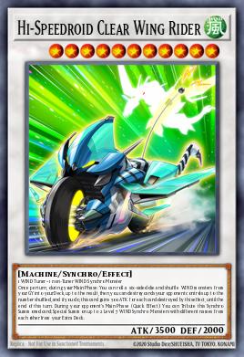 Card Image: Hi-Speedroid Clear Wing Rider