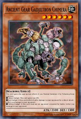 Card Image: Ancient Gear Gadjiltron Chimera