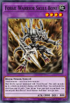 Card Image: Fossil Warrior Skull Bone