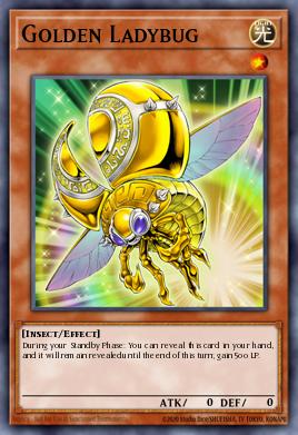 Card Image: Golden Ladybug