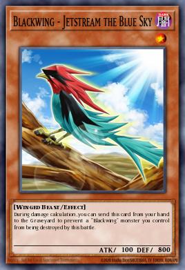 Card Image: Blackwing - Jetstream the Blue Sky