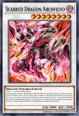 Card Image: Scarred Dragon Archfiend