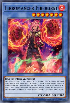 Card Image: Libromancer Fireburst