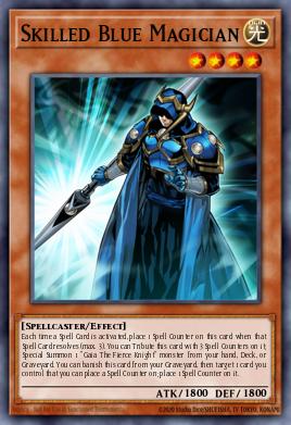 Card Image: Skilled Blue Magician