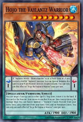 Card Image: Hojo the Vaylantz Warrior