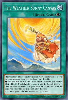 Card Image: The Weather Sunny Canvas