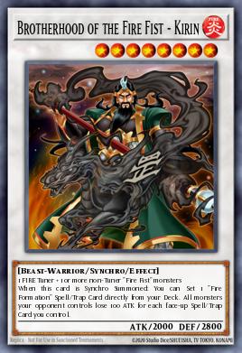 Card Image: Brotherhood of the Fire Fist - Kirin