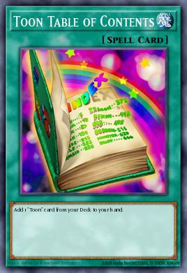 Card Image: Toon Table of Contents