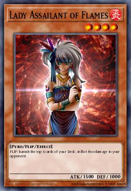 Card Image: Lady Assailant of Flames