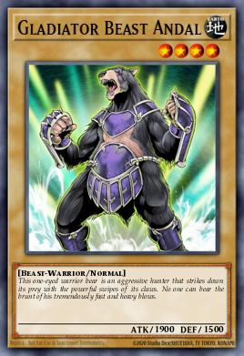 Card Image: Gladiator Beast Andal