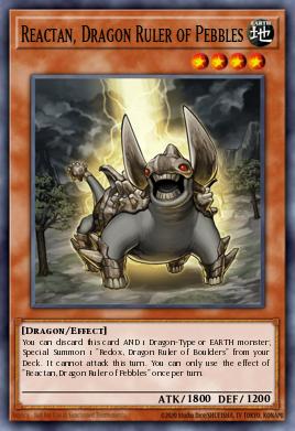 Card Image: Reactan, Dragon Ruler of Pebbles