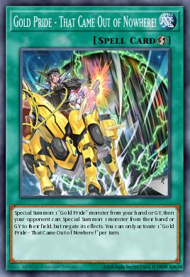 Card Image: Gold Pride - That Came Out of Nowhere!