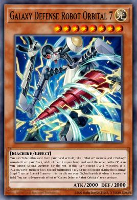 Card Image: Galaxy Defense Robot Orbital 7
