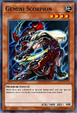 Card Image: Gemini Scorpion