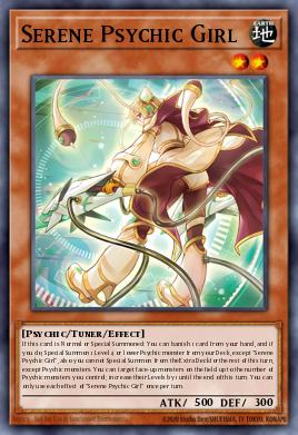 Card Image: Serene Psychic Girl