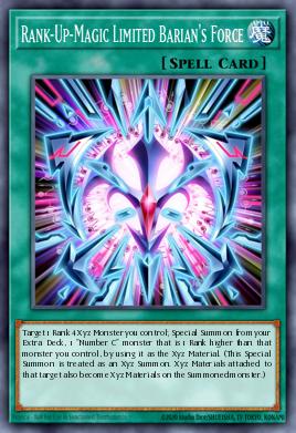 Card Image: Rank-Up-Magic Limited Barian's Force