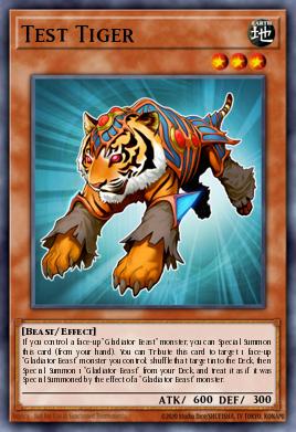 Card Image: Test Tiger
