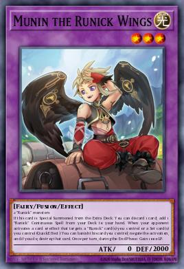 Card Image: Munin the Runick Wings