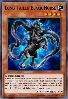 Card Image: Long-Tailed Black Horse