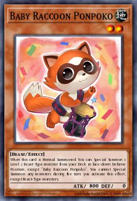 Card Image: Baby Raccoon Ponpoko