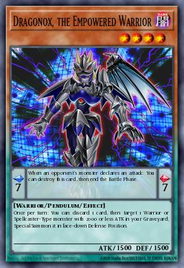 Card Image: Dragonox, the Empowered Warrior