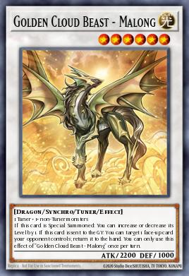 Card Image: Golden Cloud Beast - Malong