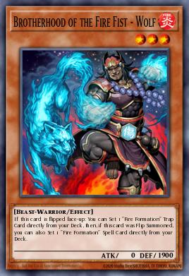 Card Image: Brotherhood of the Fire Fist - Wolf