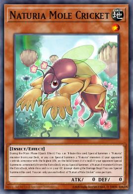 Card Image: Naturia Mole Cricket