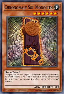 Card Image: Chronomaly Sol Monolith