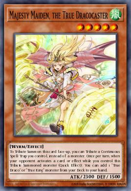 Card Image: Majesty Maiden, the True Dracocaster
