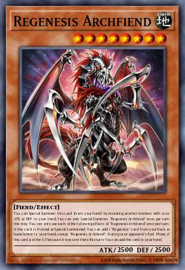 Card Image: Regenesis Archfiend