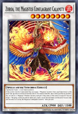 Card Image: Zoroa, the Magistus Conflagrant Calamity