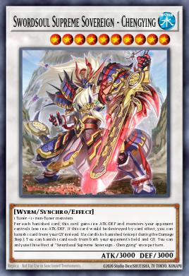 Card Image: Swordsoul Supreme Sovereign - Chengying