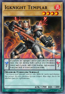 Card Image: Igknight Templar